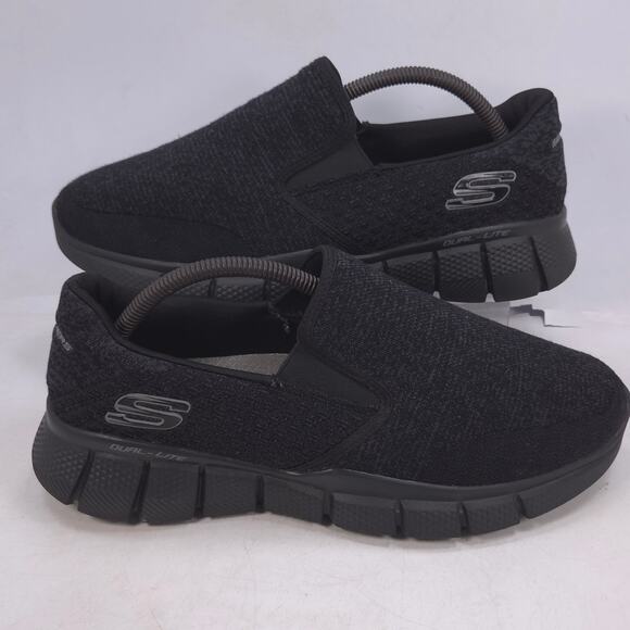Skechers Equalizer 2.0 Slip On Atheltic Walking Shoe Mens Size 8.5 51521 Black - Picture 6 of 10